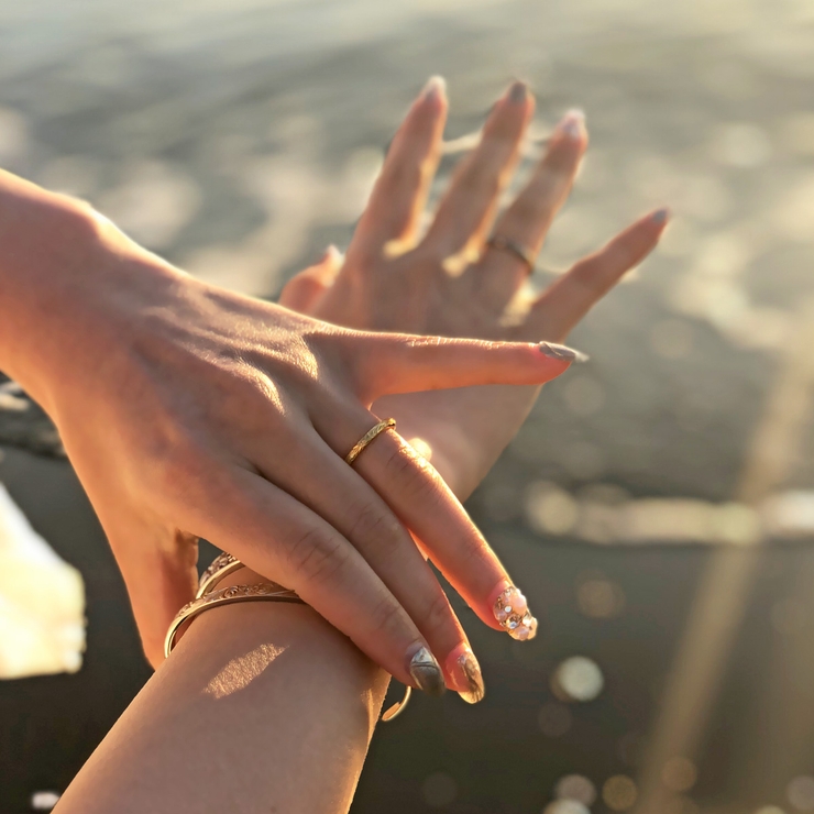 細身リング ハワイアン K24金メッキ 品番 Pena アクセサリーショップpiena アクセサリーショップピエナ のレディースファッション通販 Shoplist ショップリスト