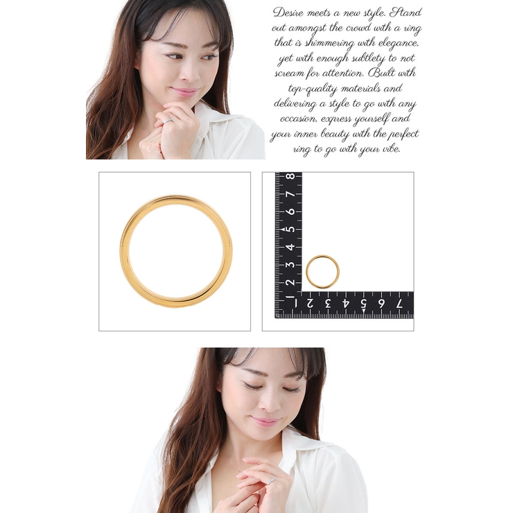 リング レディース サージカルステンレス製 | アクセサリーショップPIENA | 詳細画像3 