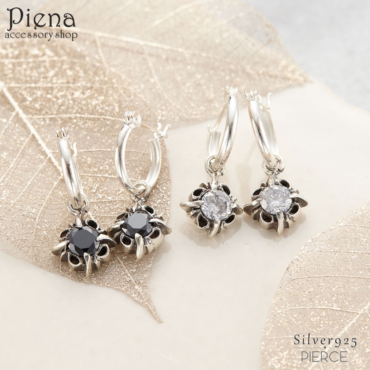 ピアス メンズ 一粒石 | アクセサリーショップPIENA | 詳細画像1 