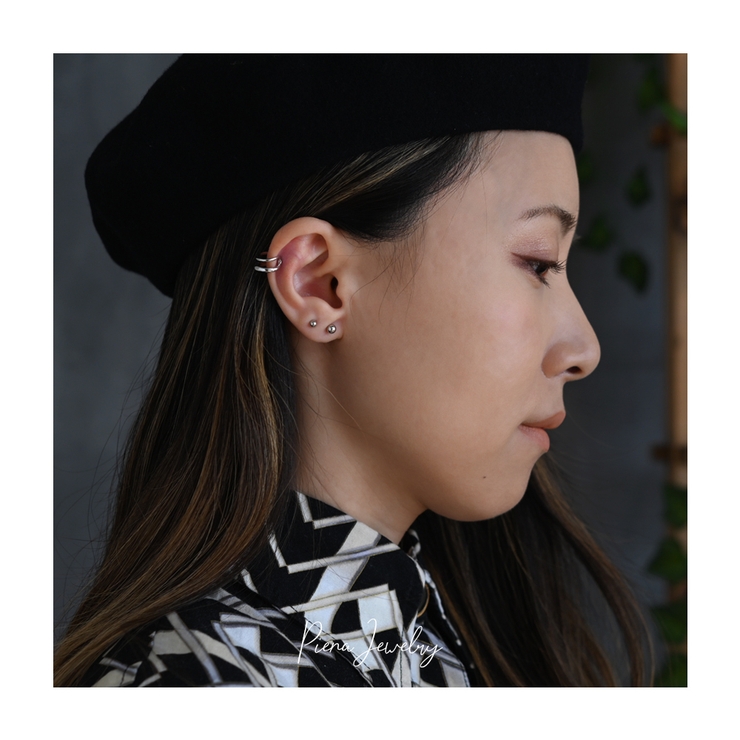 プラチナ900 3mmボールピアス ファーストピアス | アクセサリーショップPIENA | 詳細画像14 