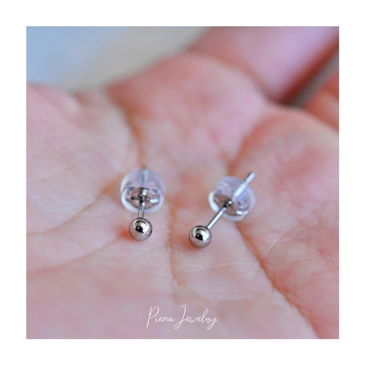 ピアス プラチナ900 6個 applejuice プラチナ900 2 5mmボールピアス[品番：PENA0029651