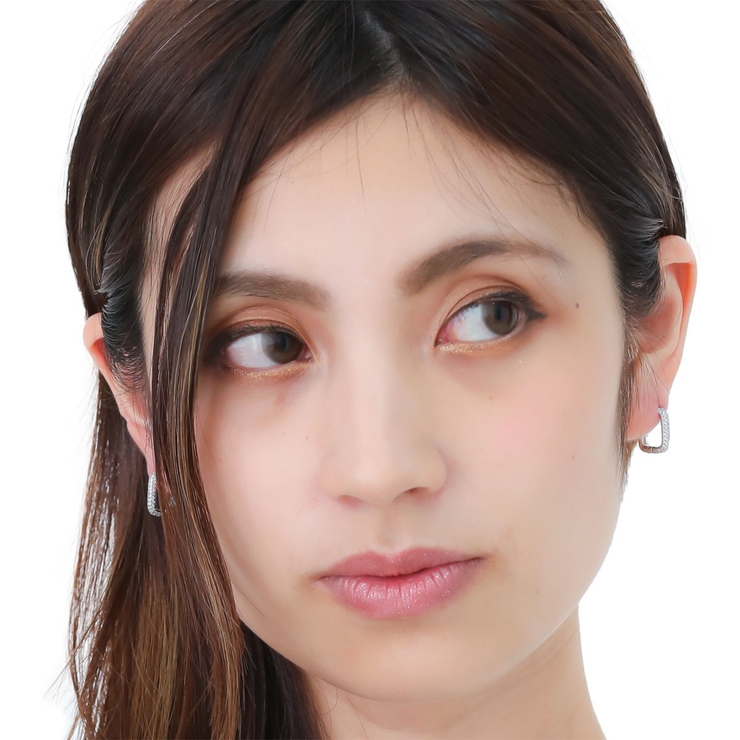 フープピアス レディース ハーフ | アクセサリーショップPIENA | 詳細画像5 
