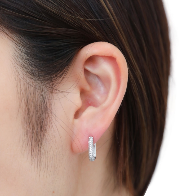 フープピアス レディース ハーフ | アクセサリーショップPIENA | 詳細画像6 