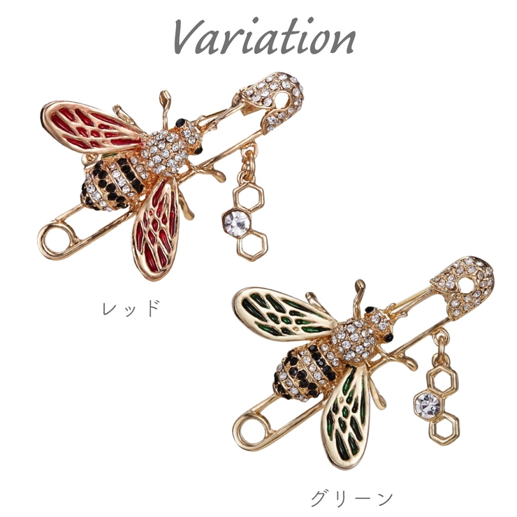 最も完璧な ブローチ レディース 蜂[品番：PENA0030722]｜アクセサリー アクセサリー