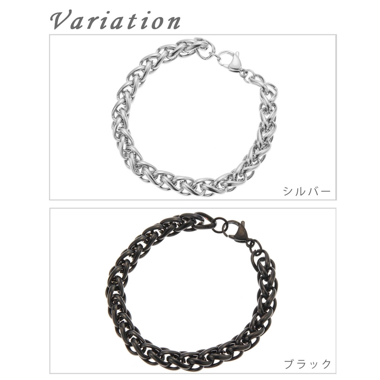 ブレスレット メンズ サージカルステンレス製 | アクセサリーショップPIENA | 詳細画像2 