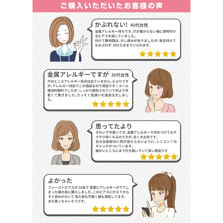 メール便送料無料シルバーゴールドピンクゴールドのピアスストーンのカラーは豊富な15色豊富なカラーバリエーション安心の医療用チタン製ポストセカンドピアスにも激安価格RCP