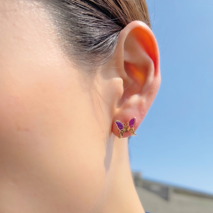 ピアス レディース 蝶々[品番：PENA0029344]｜アクセサリー