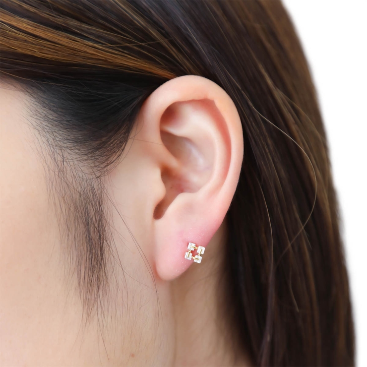スタッドピアス レディース チタンポスト | アクセサリーショップPIENA | 詳細画像7 