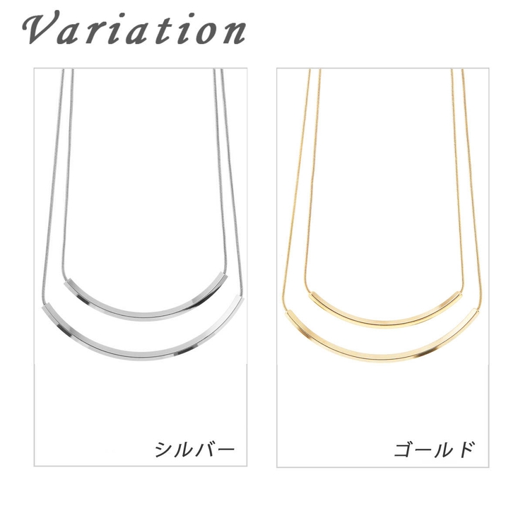 ネックレス レディース 2連 | アクセサリーショップPIENA | 詳細画像2 