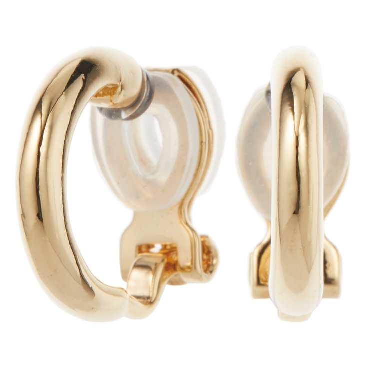 シンプルなフープイヤリング 樹脂製クリップで安心 ノンホールピアスフープ直径14… | アクセサリーショップPIENA | 詳細画像11 