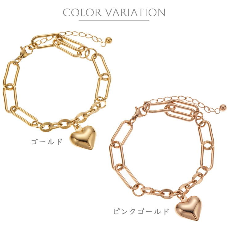 ブレスレット レディース サージカルステンレス製[品番