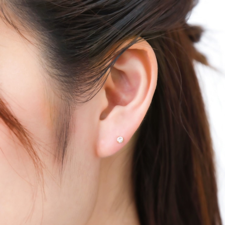 ピアス レディース 18金ポスト | アクセサリーショップPIENA | 詳細画像8 