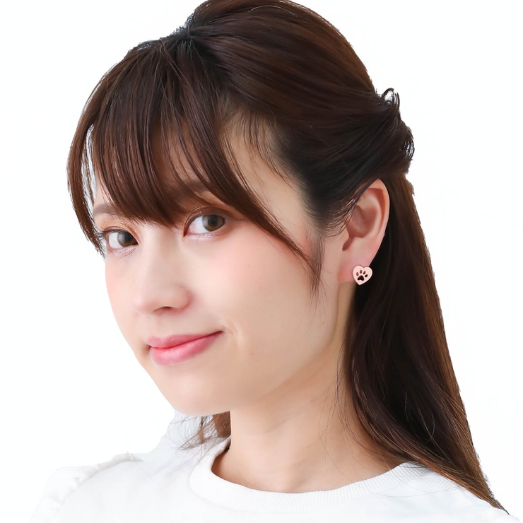 スタッドピアス レディース ハート | アクセサリーショップPIENA | 詳細画像4 