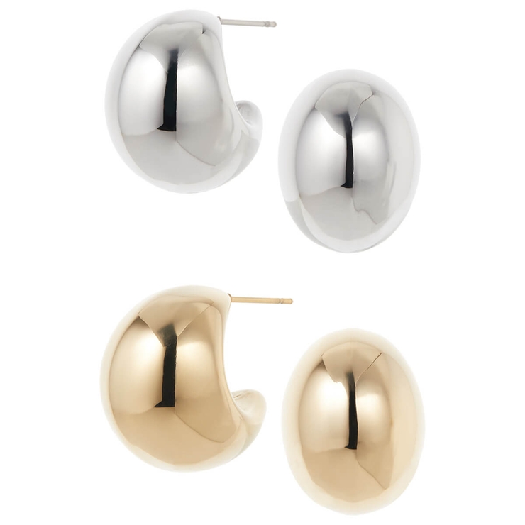 ハーフフープピアス レディース サージカルステンレス製 | アクセサリーショップPIENA | 詳細画像14 