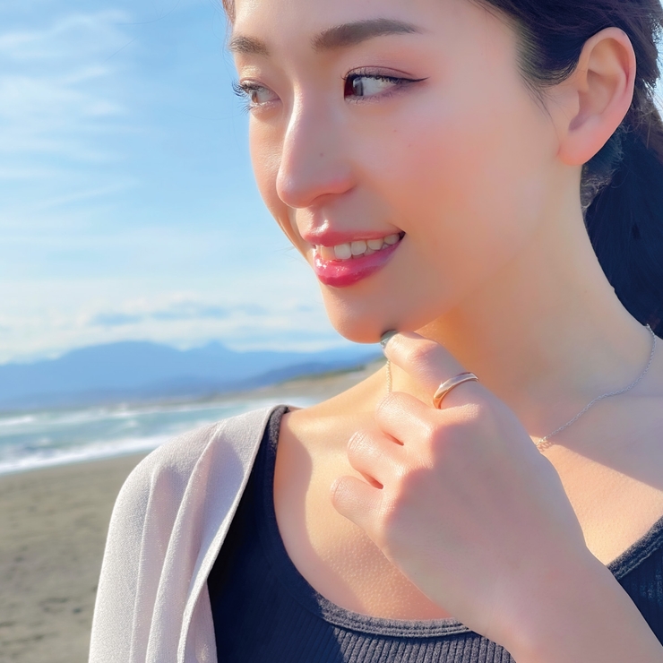 超高純度タングステン甲丸リング シルバー ピンクゴールド | アクセサリーショップPIENA | 詳細画像6 
