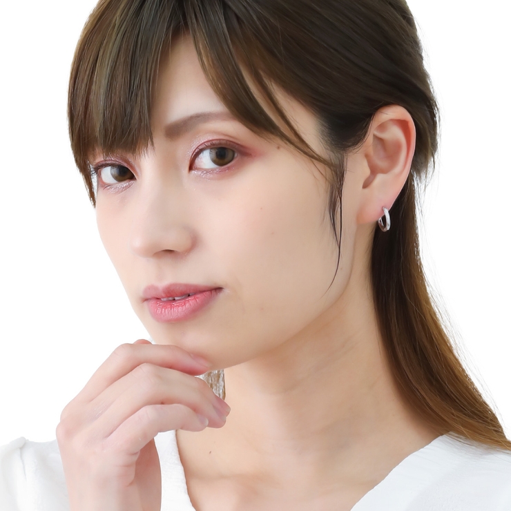 フープピアス レディース ワンタッチ | アクセサリーショップPIENA | 詳細画像4 
