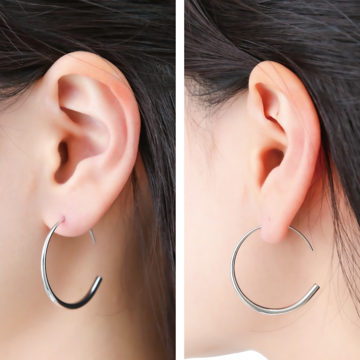 ハーフフープピアス フックピアス レディース | アクセサリーショップPIENA | 詳細画像7 