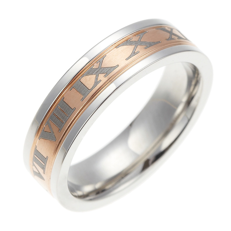 サージカルステンレス製ローマ数字リング 低金属アレルギー対応 カップル | アクセサリーショップPIENA | 詳細画像13 