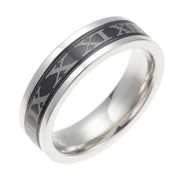 サージカルステンレス製ローマ数字リング 低金属アレルギー対応 カップル | アクセサリーショップPIENA | 詳細画像14 