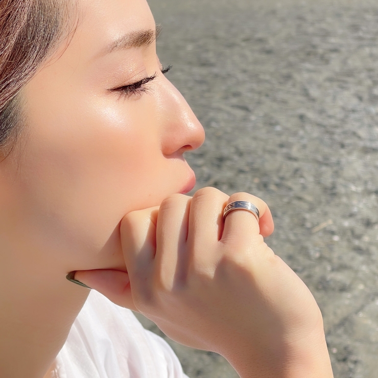 サージカルステンレス製ローマ数字リング 低金属アレルギー対応 カップル | アクセサリーショップPIENA | 詳細画像7 