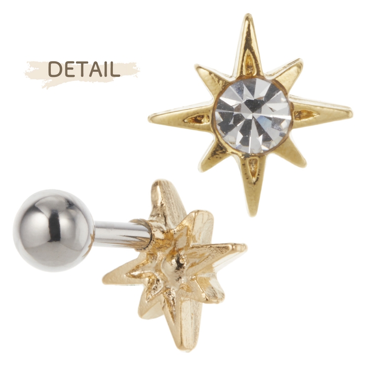 ボディピアス レディース サージカルステンレス316L製ポスト | アクセサリーショップPIENA | 詳細画像4 