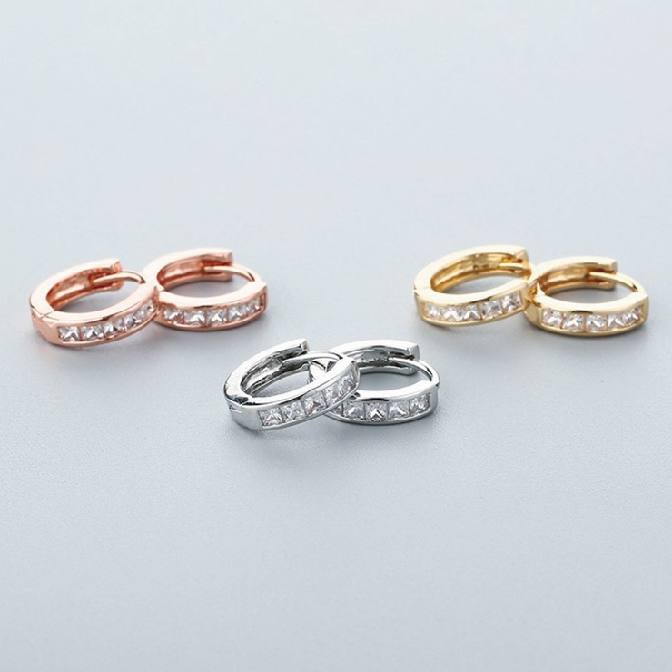 フープピアス レディース キュービックジルコニア | アクセサリーショップPIENA | 詳細画像11 