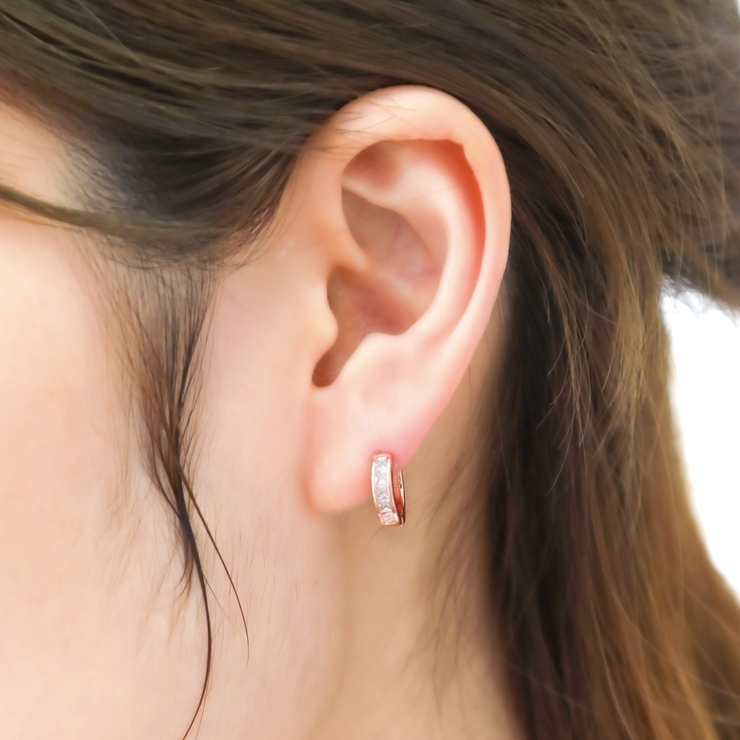 フープピアス レディース キュービックジルコニア | アクセサリーショップPIENA | 詳細画像7 