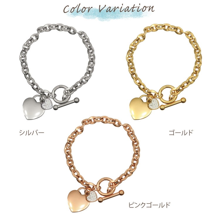 ブレスレット レディース サージカルステンレス製[品番