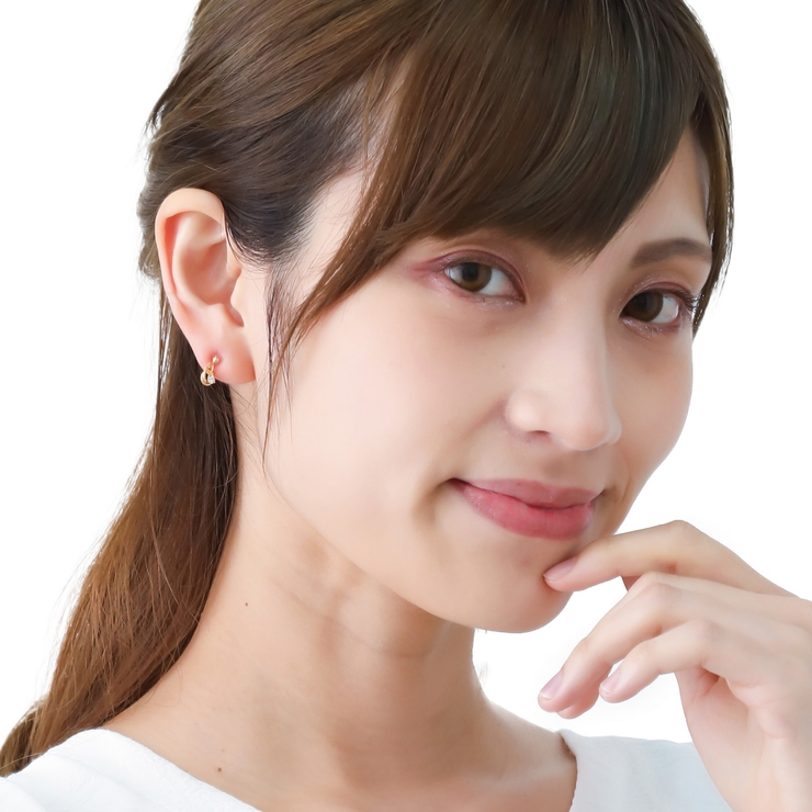 ピアス レディース K18ポスト | アクセサリーショップPIENA | 詳細画像3 