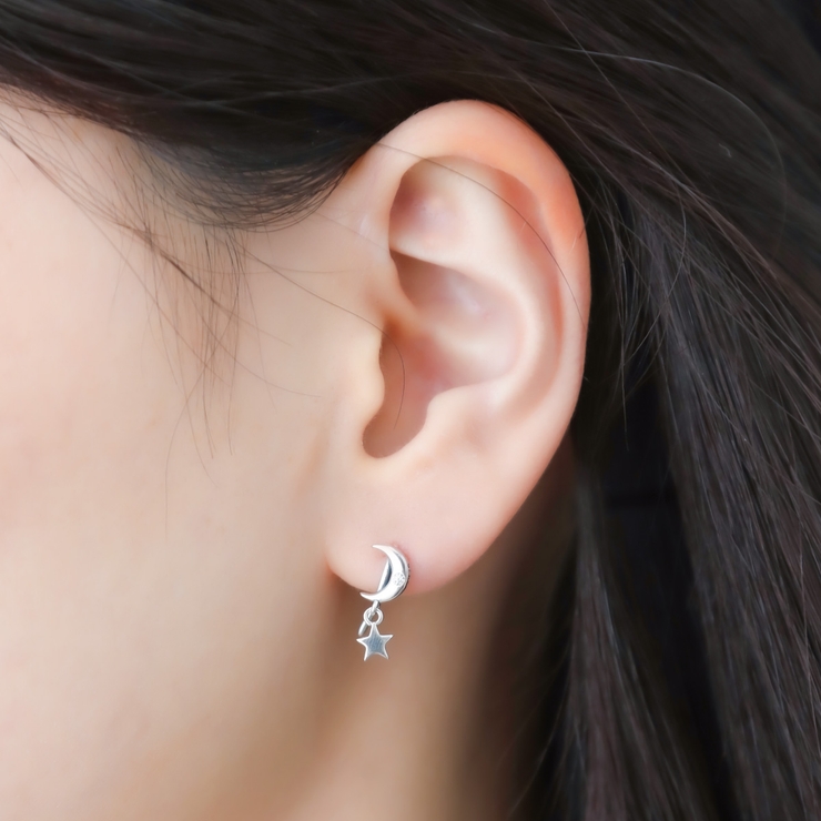 フックピアス レディース シルバー925製[品番：PENA0035849