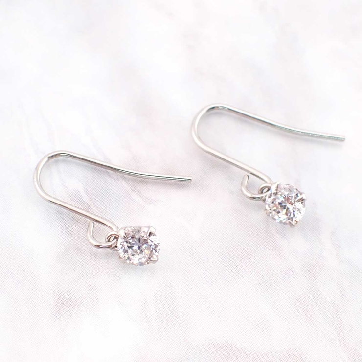 フックピアス レディース プラチナ900製ポスト | アクセサリーショップPIENA | 詳細画像7 