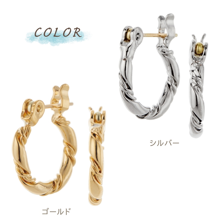 フープピアス レディース 日本製 | アクセサリーショップPIENA | 詳細画像2 