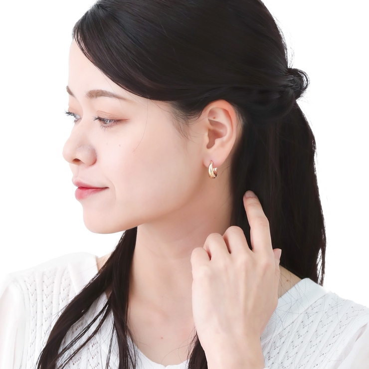 フープピアス レディース 両耳用 | アクセサリーショップPIENA | 詳細画像4 