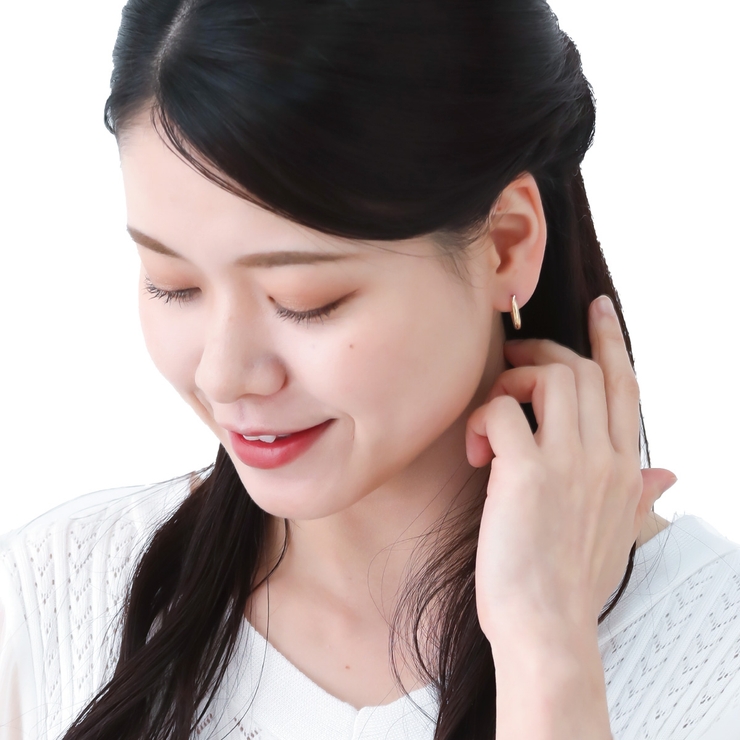 フープピアス レディース 両耳用 | アクセサリーショップPIENA | 詳細画像4 