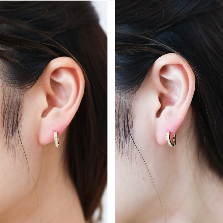 フープピアス レディース 両耳用[品番：PENA0036452]｜アクセサリー