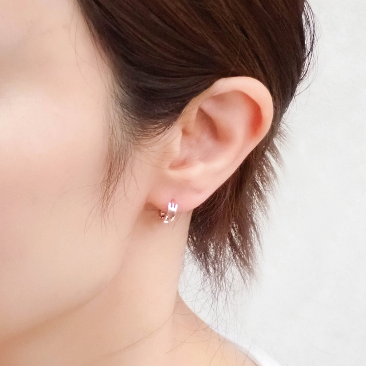 フープピアス レディース 両耳用[品番：PENA0036490