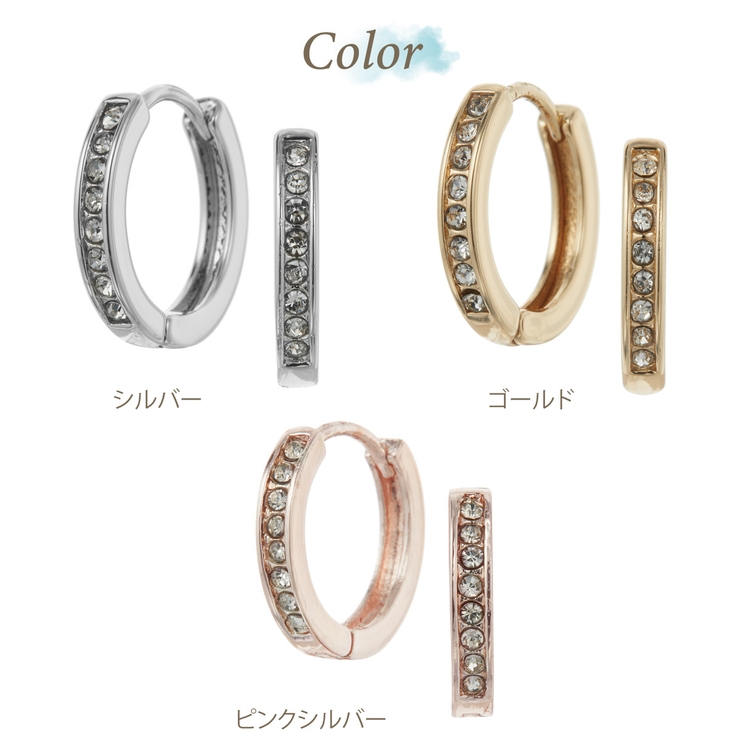 フープピアス レディース 両耳用 | アクセサリーショップPIENA | 詳細画像2 