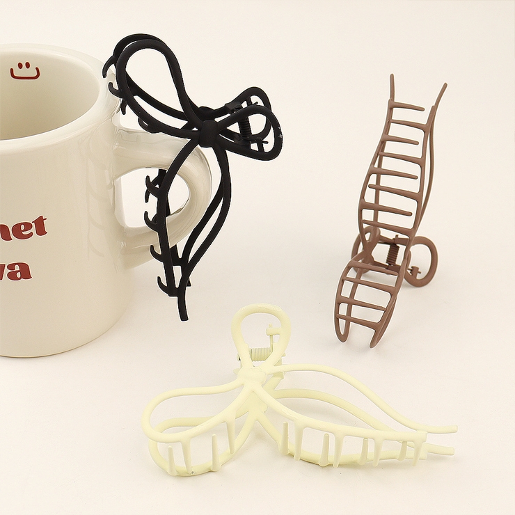 リボン型ヘアバンスクリップ レディース ヘアアクセサリー | アクセサリーショップPIENA | 詳細画像3 