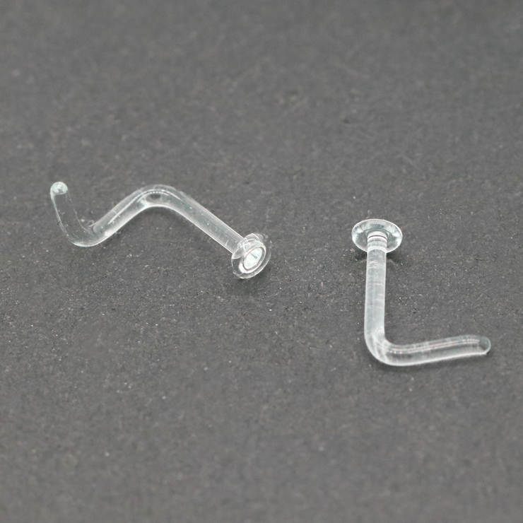 ガラス透明ピアス 18G 鼻 | アクセサリーショップPIENA | 詳細画像5 