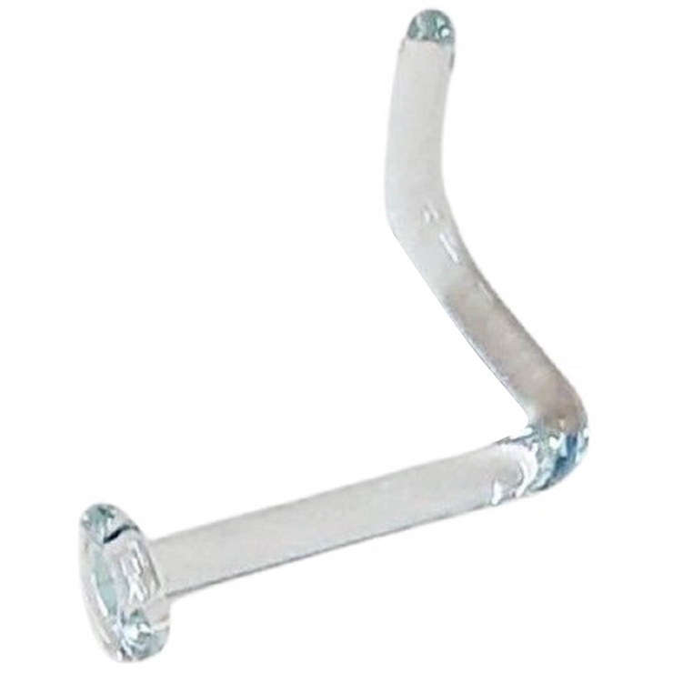 ガラス透明ピアス 18G 鼻 | アクセサリーショップPIENA | 詳細画像12 