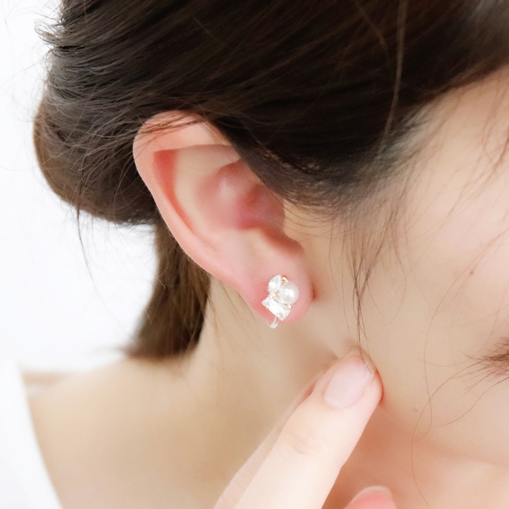 イヤリング ノンホールピアス 両耳用[品番：PENA0036611