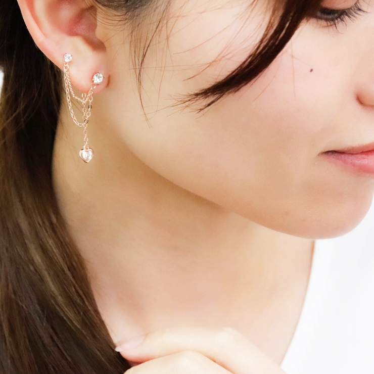 ピアス レディース キュービックジルコニア[品番：PENA0036644