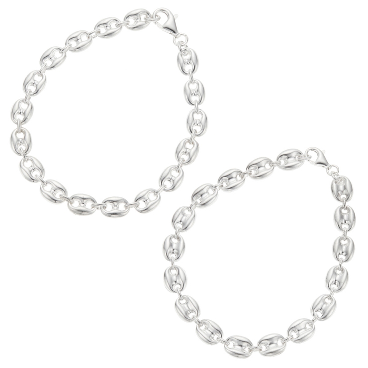 ペアブレスレット カップル シルバー925[品番：PENA0036637