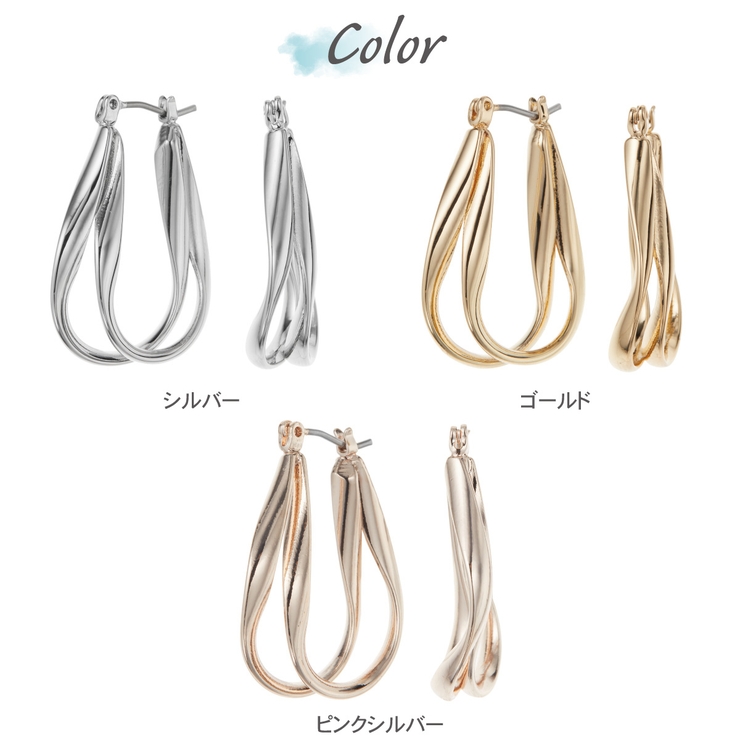 ピアス フープ レディース | アクセサリーショップPIENA | 詳細画像2 