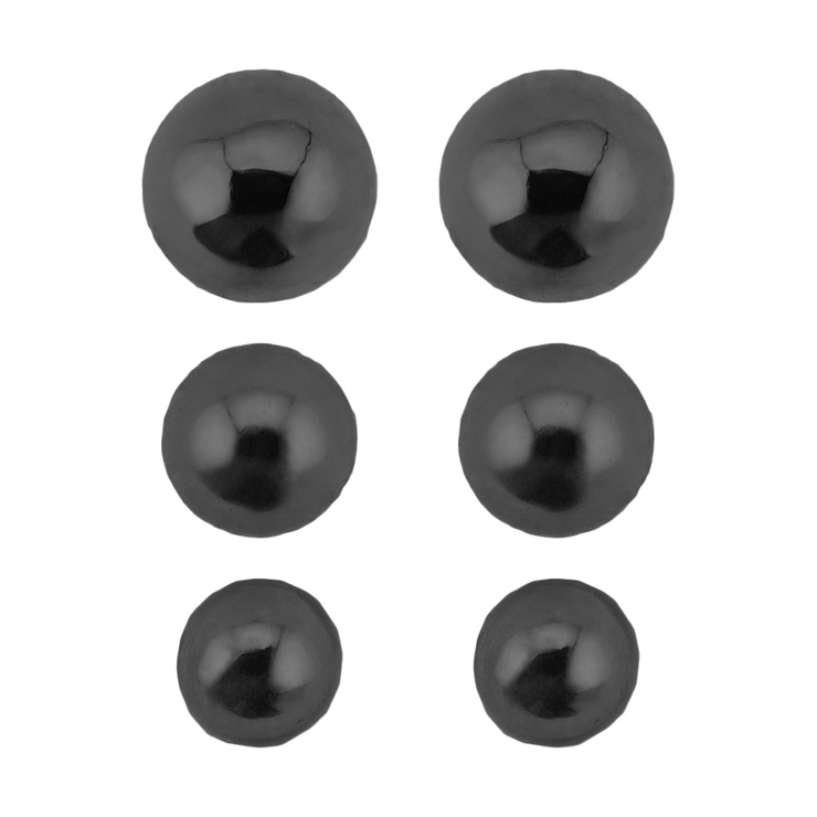 4つのカラーバリエーションと3種類の大きさ 使いやすいボールピアスのセット ノン… | アクセサリーショップPIENA | 詳細画像12 