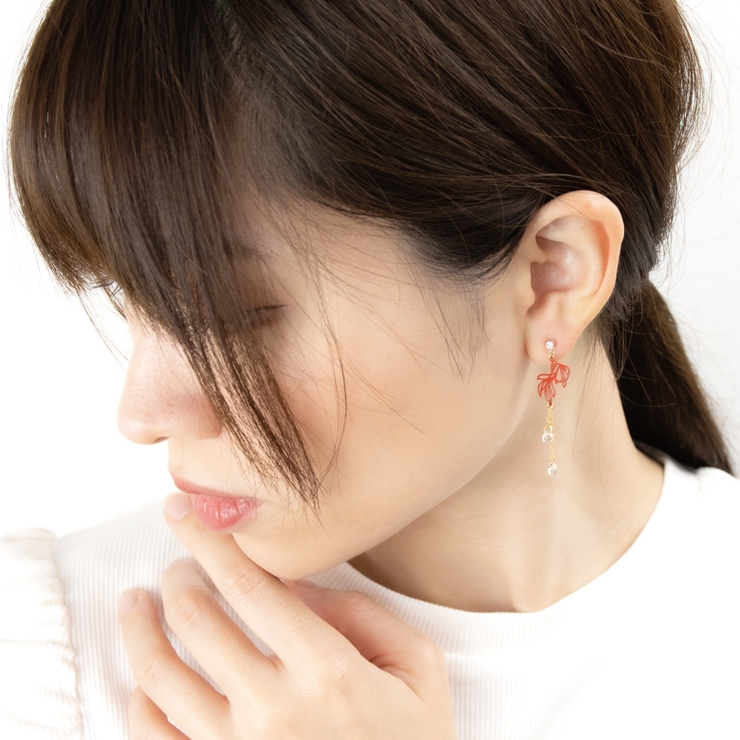 スタッドピアス 樹脂ポスト ノンアレルギー | アクセサリーショップPIENA | 詳細画像6 