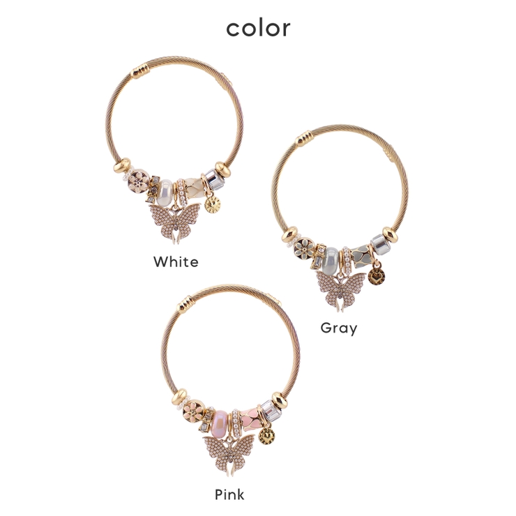 レディース アクセサリー チャームブレスレット | アクセサリーショップPIENA | 詳細画像2 