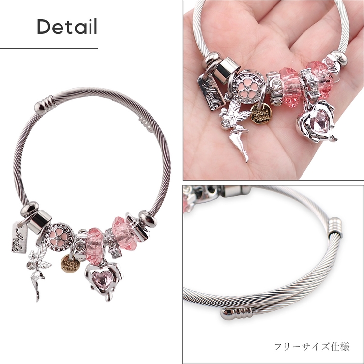 レディース アクセサリー チャームブレスレット[品番