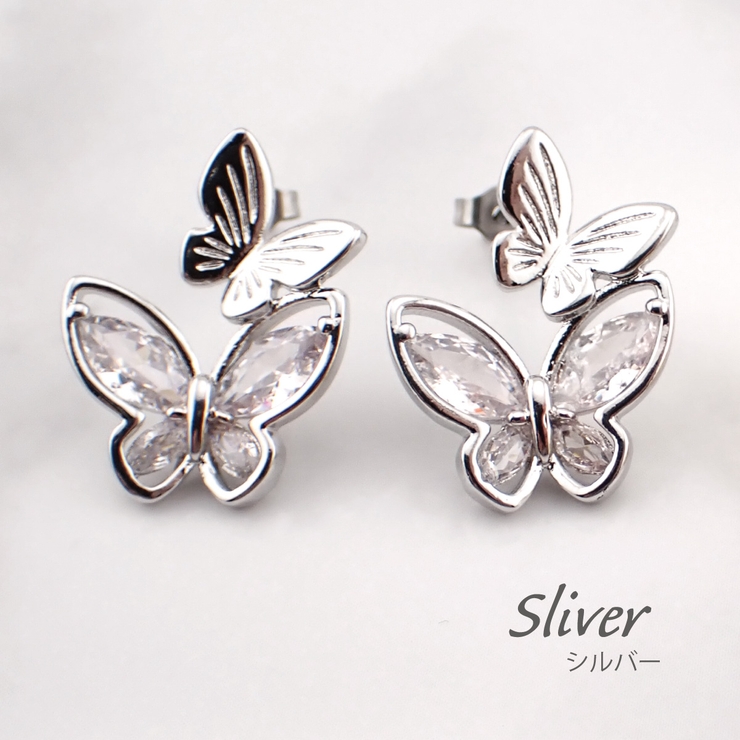 heres  OIピアス silver 両耳用 ピアス レディース 両耳用[品番：PENA0037369]｜アクセサリー