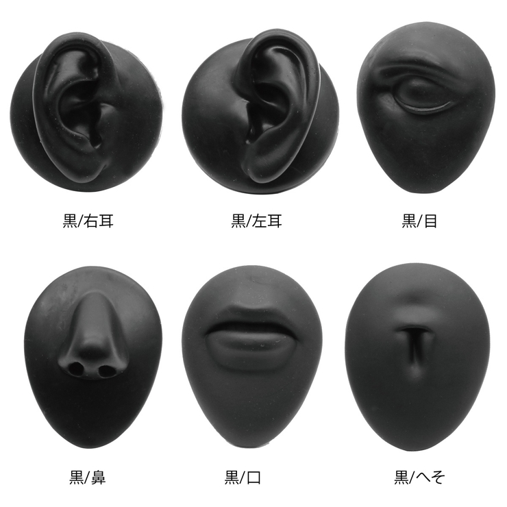 ピアス展示用 マネキン シリコンディスプレイ | アクセサリーショップPIENA | 詳細画像6 